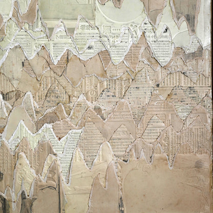 Untitled Newspaper Flong Collage, September 1958 ー野村 耕