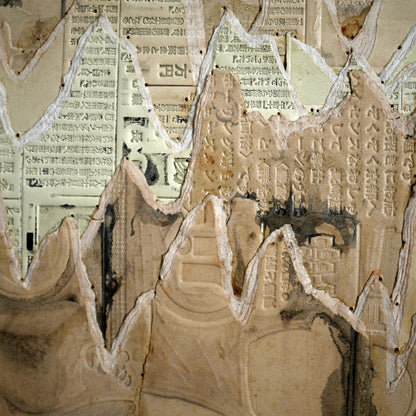 Untitled Newspaper Flong Collage, September 1958 ー野村 耕