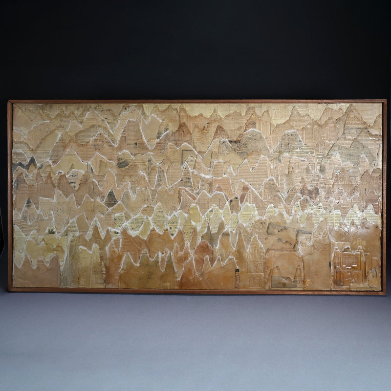 Important Large Flong Printing Collage, 1958 ー野村 耕