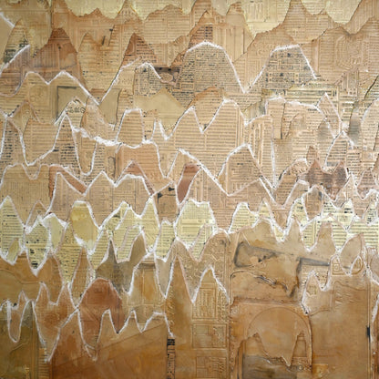 Important Large Flong Printing Collage, 1958 ー野村 耕