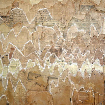 Important Large Flong Printing Collage, 1958 ー野村 耕