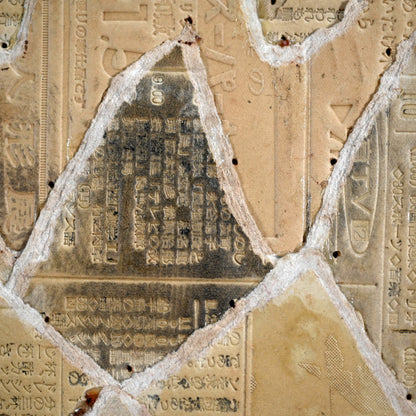 Important Large Flong Printing Collage, 1958 ー野村 耕