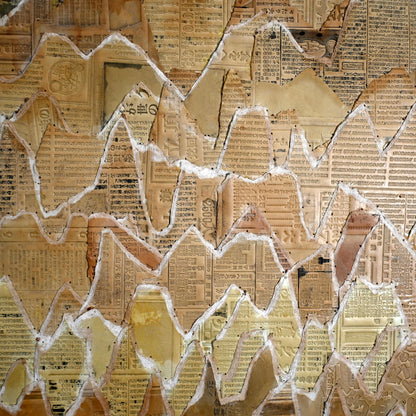 Important Large Flong Printing Collage, 1958 ー野村 耕