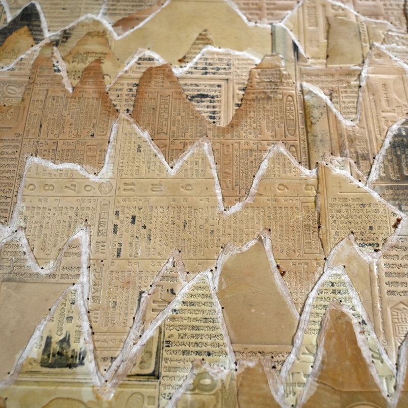 Important Large Flong Printing Collage, 1958 ー野村 耕