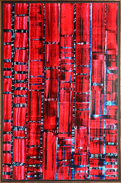 Large Avant-garde Print Ink-work, circa 1960 ー野村 耕