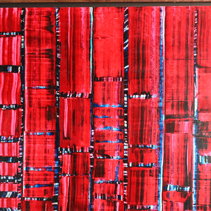 Large Avant-garde Print Ink-work, circa 1960 ー野村 耕