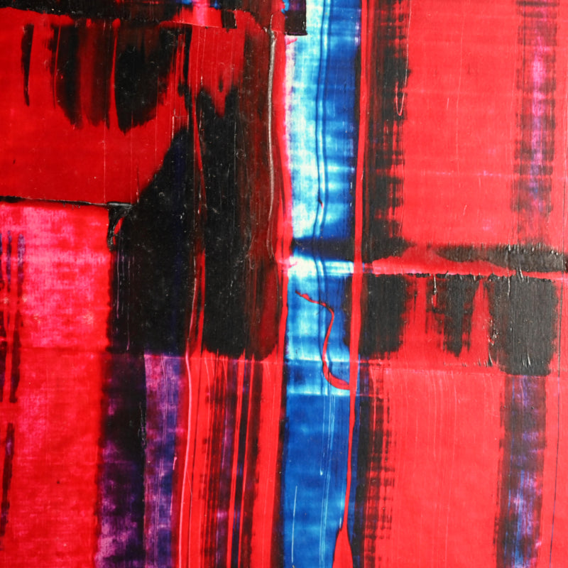 Large Avant-garde Print Ink-work, circa 1960 ー野村 耕