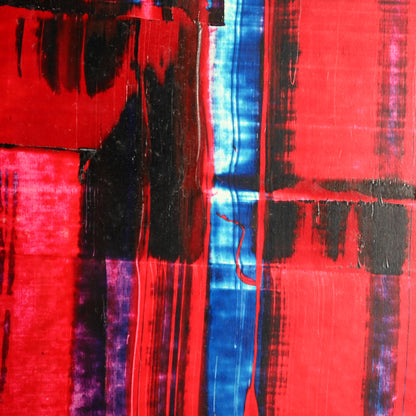 Large Avant-garde Print Ink-work, circa 1960 ー野村 耕