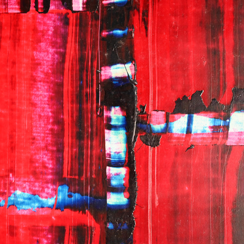Large Avant-garde Print Ink-work, circa 1960 ー野村 耕