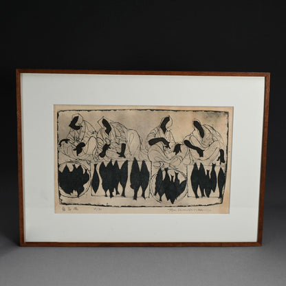 “Fish Market”, prints edition No. 10/30 ー下村 良之介 “魚市場”