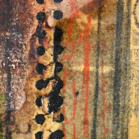 Untitled, frottage mixed media, 1965 ー野村 耕