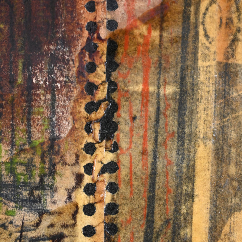 Untitled, frottage mixed media, 1965 ー野村 耕