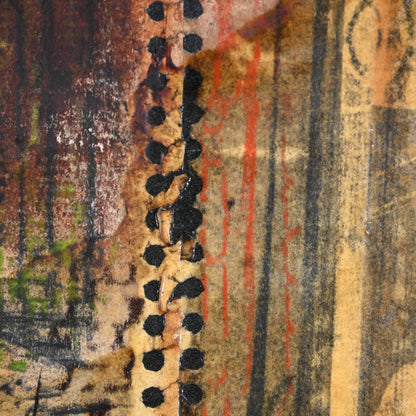 Untitled, frottage mixed media, 1965 ー野村 耕