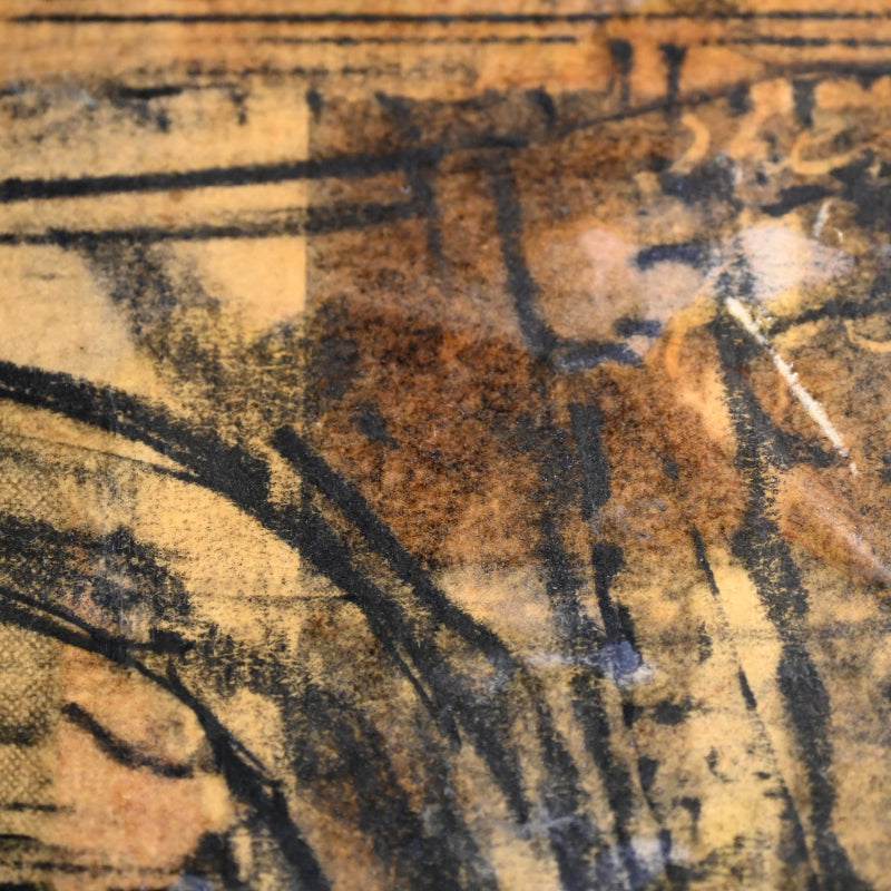 Untitled, frottage mixed media, 1965 ー野村 耕