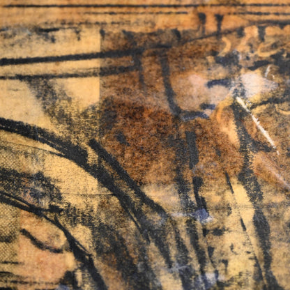 Untitled, frottage mixed media, 1965 ー野村 耕