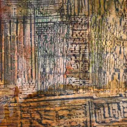 Untitled, frottage mixed media, 1965 ー野村 耕