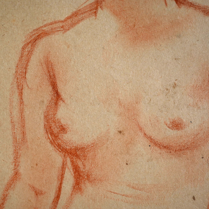 Early Study of a Nude, 1940s ー野村 耕 素描 “裸婦”