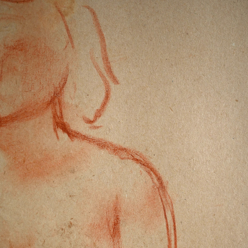 Early Study of a Nude, 1940s ー野村 耕 素描 “裸婦”