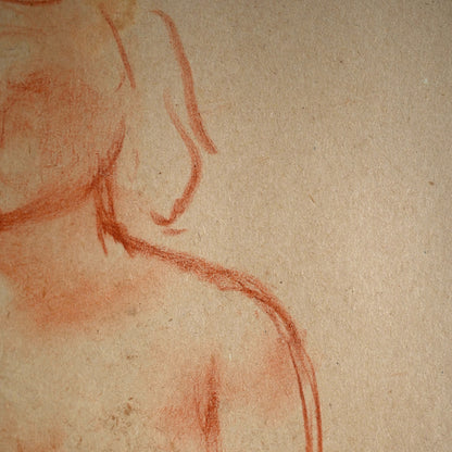 Early Study of a Nude, 1940s ー野村 耕 素描 “裸婦”
