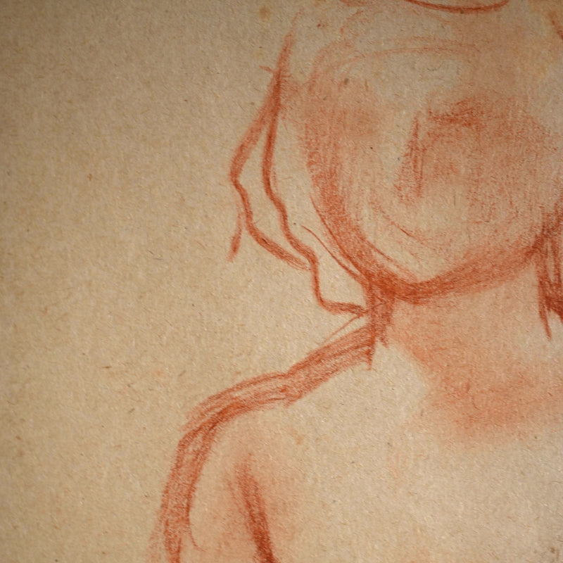 Early Study of a Nude, 1940s ー野村 耕 素描 “裸婦”