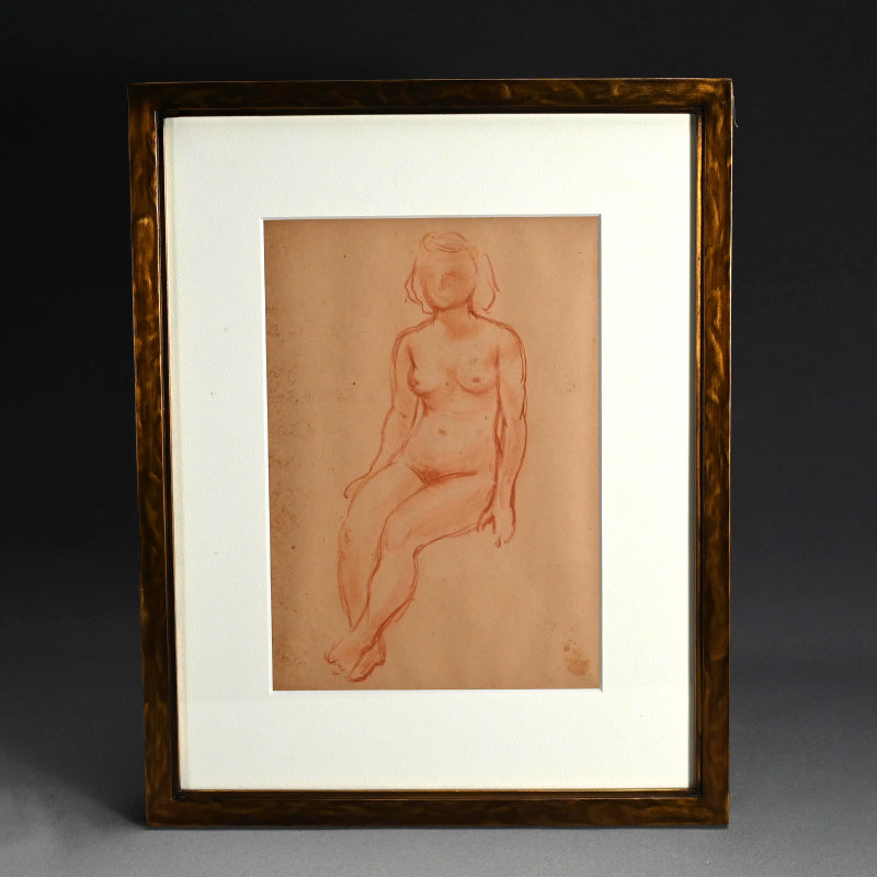 Early Study of a Nude, 1940s ー野村 耕 素描 “裸婦”
