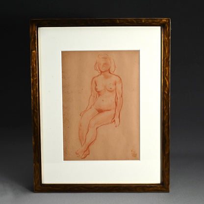 Early Study of a Nude, 1940s ー野村 耕 素描 “裸婦”