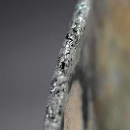 Ash Glazed Twice Fired Kintsugi Plate ー古谷 和也 "信楽窯変円皿"