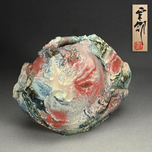 Fabulous Manyosai Vase ー林 正太郎 “万葉彩渦巻紋花器”