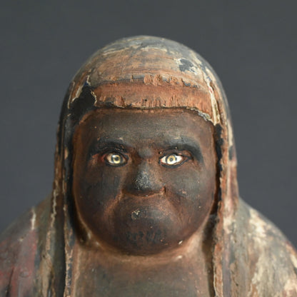 Antique Buddhist Image of the Zen Patriarch Daruma