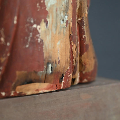 Antique Buddhist Image of the Zen Patriarch Daruma