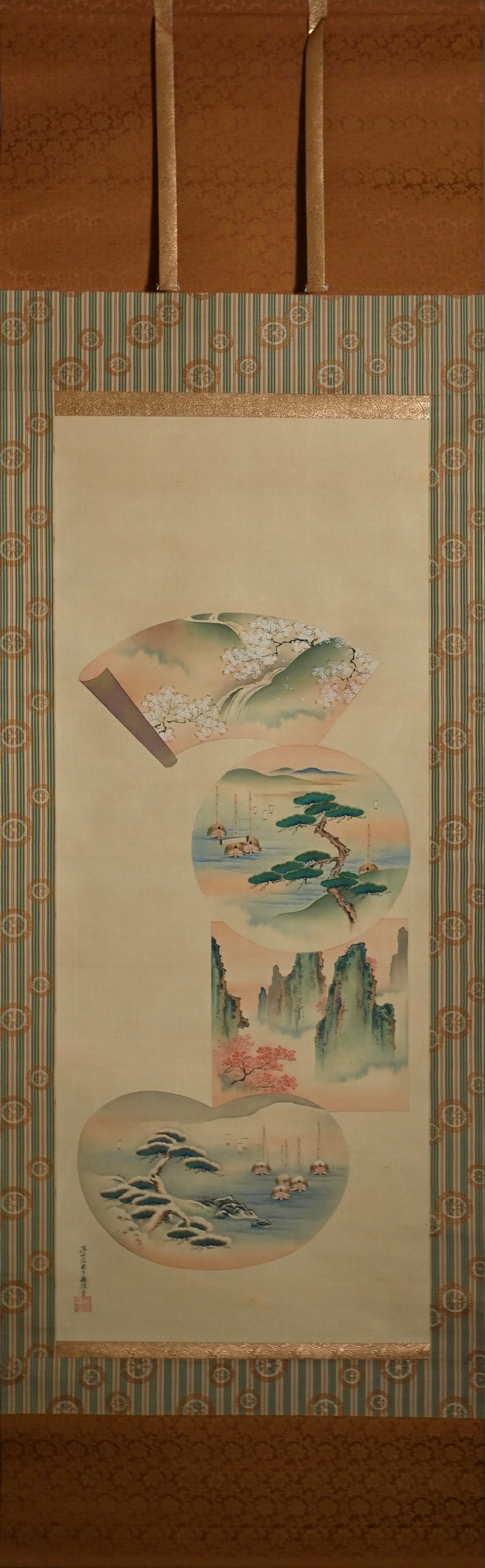 4 Seasonal Landscapes ー狩野勝川院雅信 “四季山水之圖”