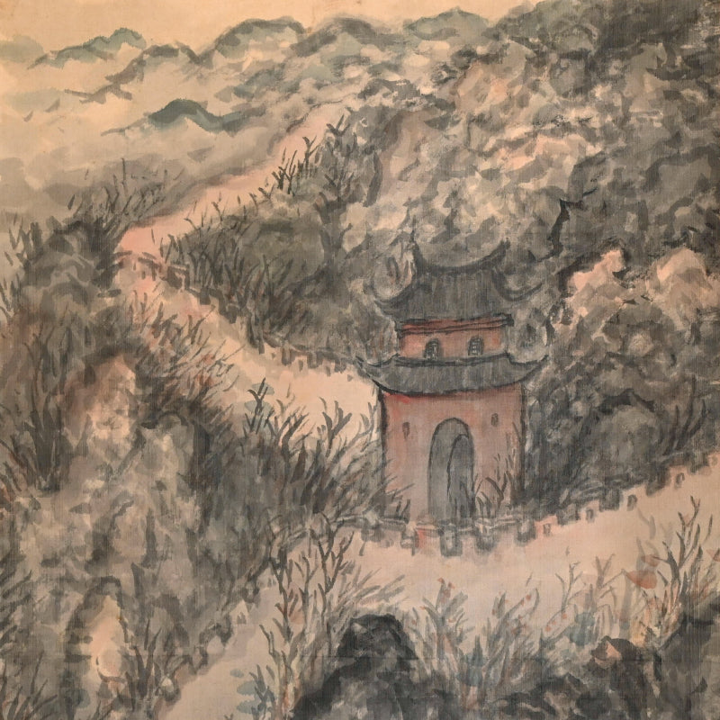 Mystical Taisho p. Zen Landscape ー白倉 二峰 "安林帰収"