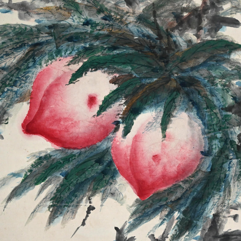 The Immortal Peach, Taisho p. Scroll ー堂本 印象 “桃”