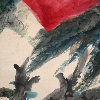 The Immortal Peach, Taisho p. Scroll ー堂本 印象 “桃”