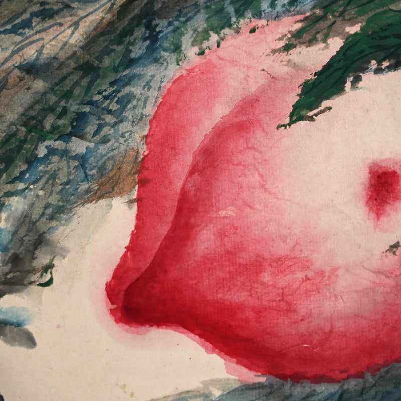 The Immortal Peach, Taisho p. Scroll ー堂本 印象 “桃”