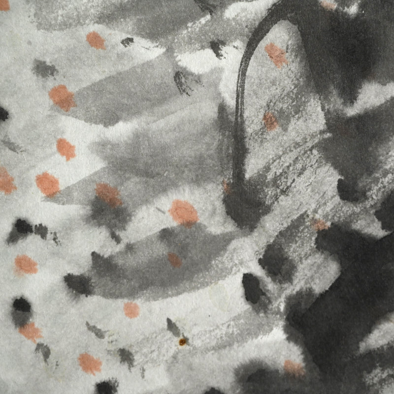 Early Spring Landscape with Poem Scroll ー清水 比庵