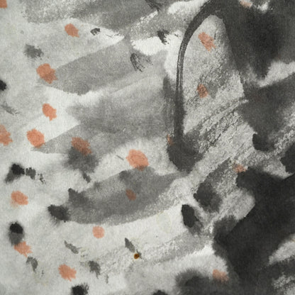 Early Spring Landscape with Poem Scroll ー清水 比庵