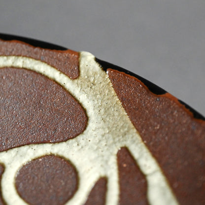 Unusual Plate by LNT ー浜田 庄司 “焼〆流梅皿”