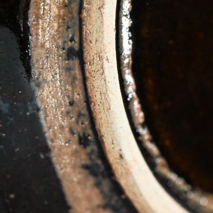 Unusual Plate by LNT ー浜田 庄司 “焼〆流梅皿”