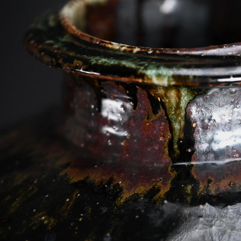 Large Tsubo Vase ー月形 那比古 “鬼伊賀大壺”