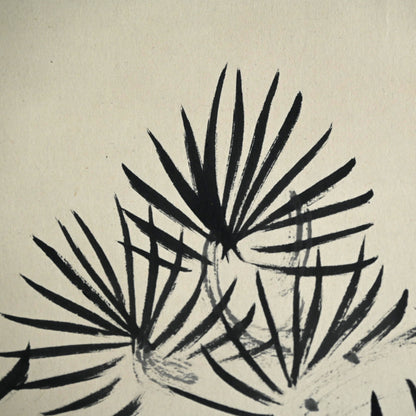 Pine and Chrysanthemum, 1927 ー福田 古道人 “松菊図”