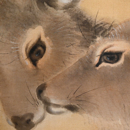 Deer in the Pine Forest ー岡本 芳水
