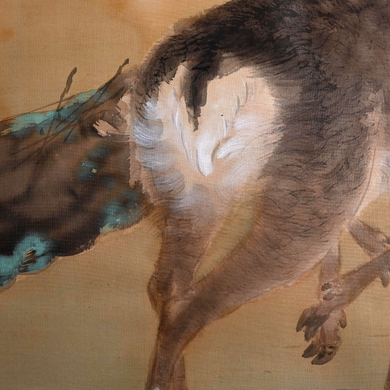 Deer in the Pine Forest ー岡本 芳水