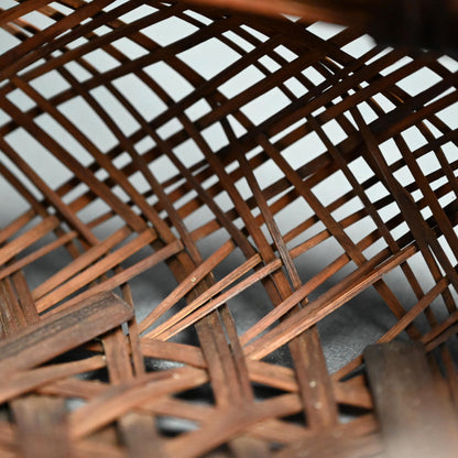 Woven Bamboo Vase ー二代 田邊 竹雲斎 “寿海 花籃"