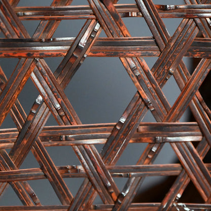 Woven Bamboo Vase ー二代 田邊 竹雲斎 “寿海 花籃"