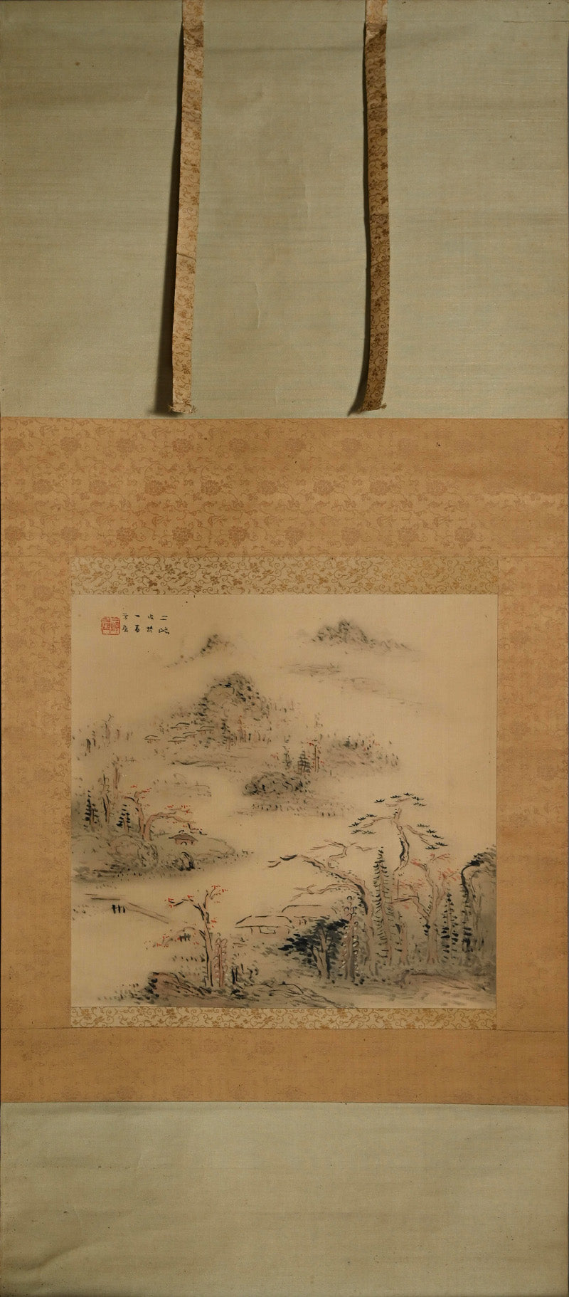 Silk Landscape Scroll ー白倉 二峰