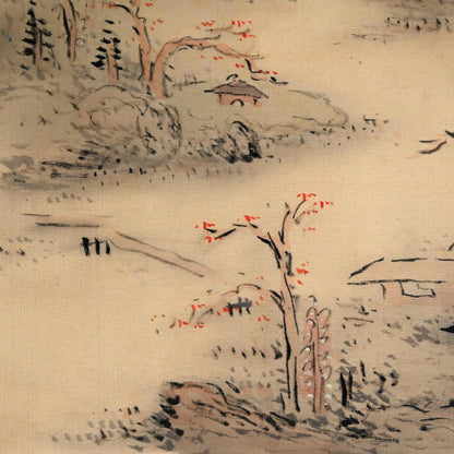 Silk Landscape Scroll ー白倉 二峰