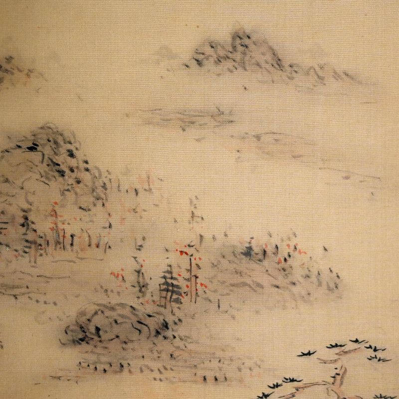 Silk Landscape Scroll ー白倉 二峰