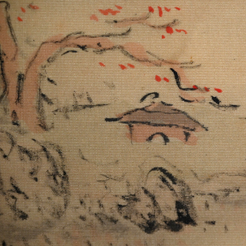 Silk Landscape Scroll ー白倉 二峰