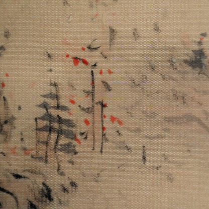 Silk Landscape Scroll ー白倉 二峰